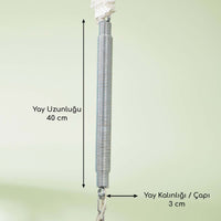 Svava mavi bebek hoppala – yay uzunluğu 40 cm ölçüm