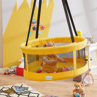 Sarı Svava sepet salıncak – ev tipi tavan salıncağı