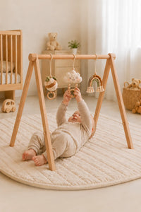 Ahşap Bebek Oyun Askısı