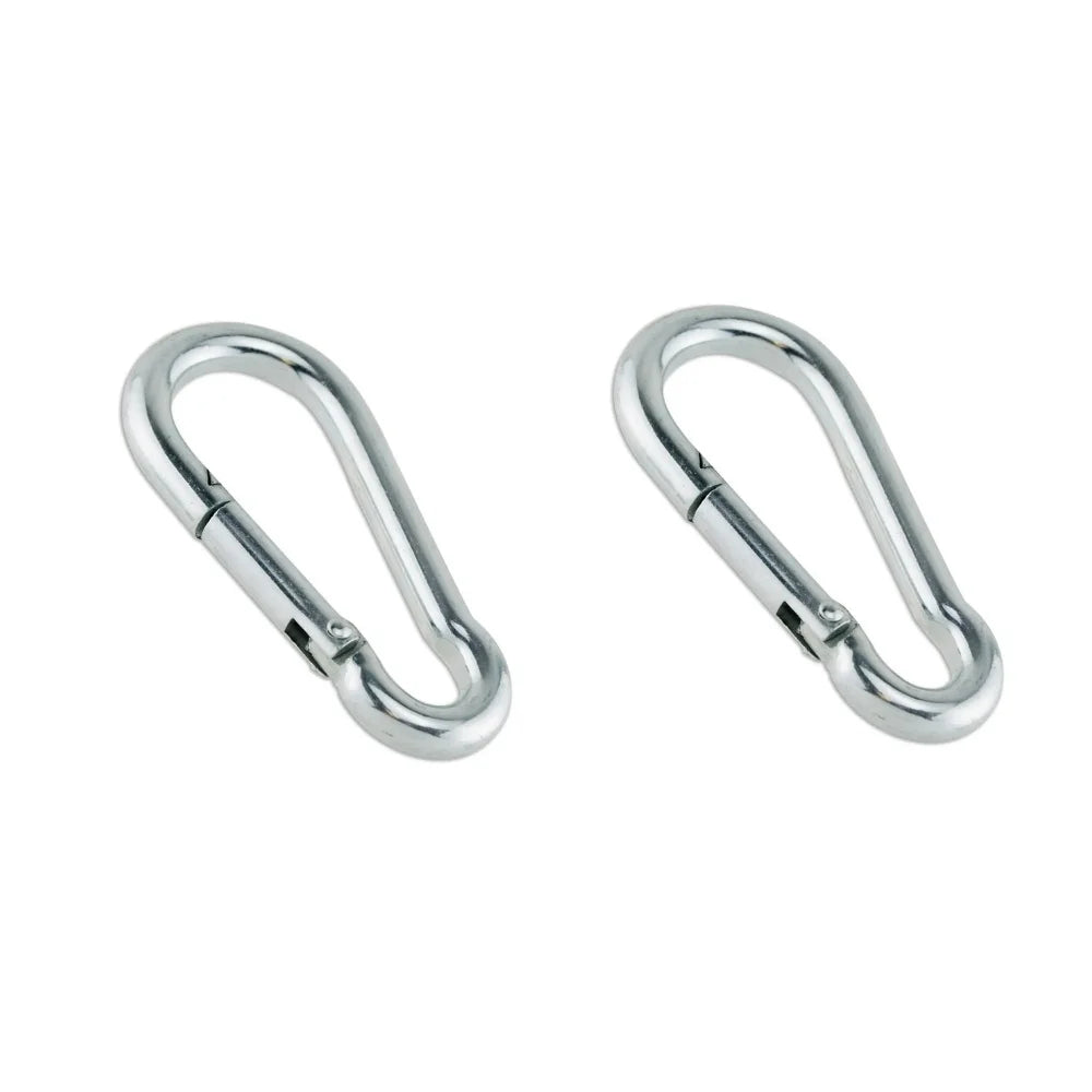 Svava 8 mm karabina kanca, hamak ve salıncak için sağlam metal asma aparatı (2’li set)