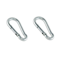 Svava 8 mm karabina kanca, hamak ve salıncak için sağlam metal asma aparatı (2’li set)
